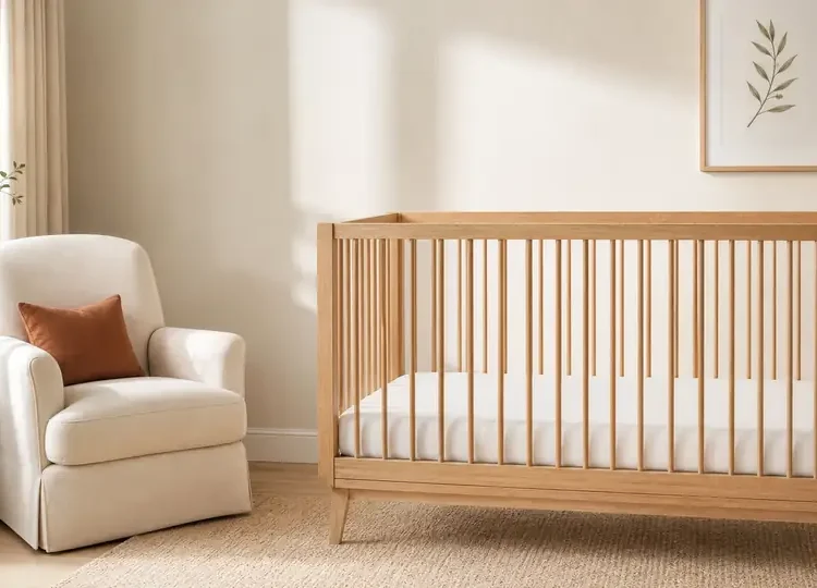 Safe crib sleep space without a pillow